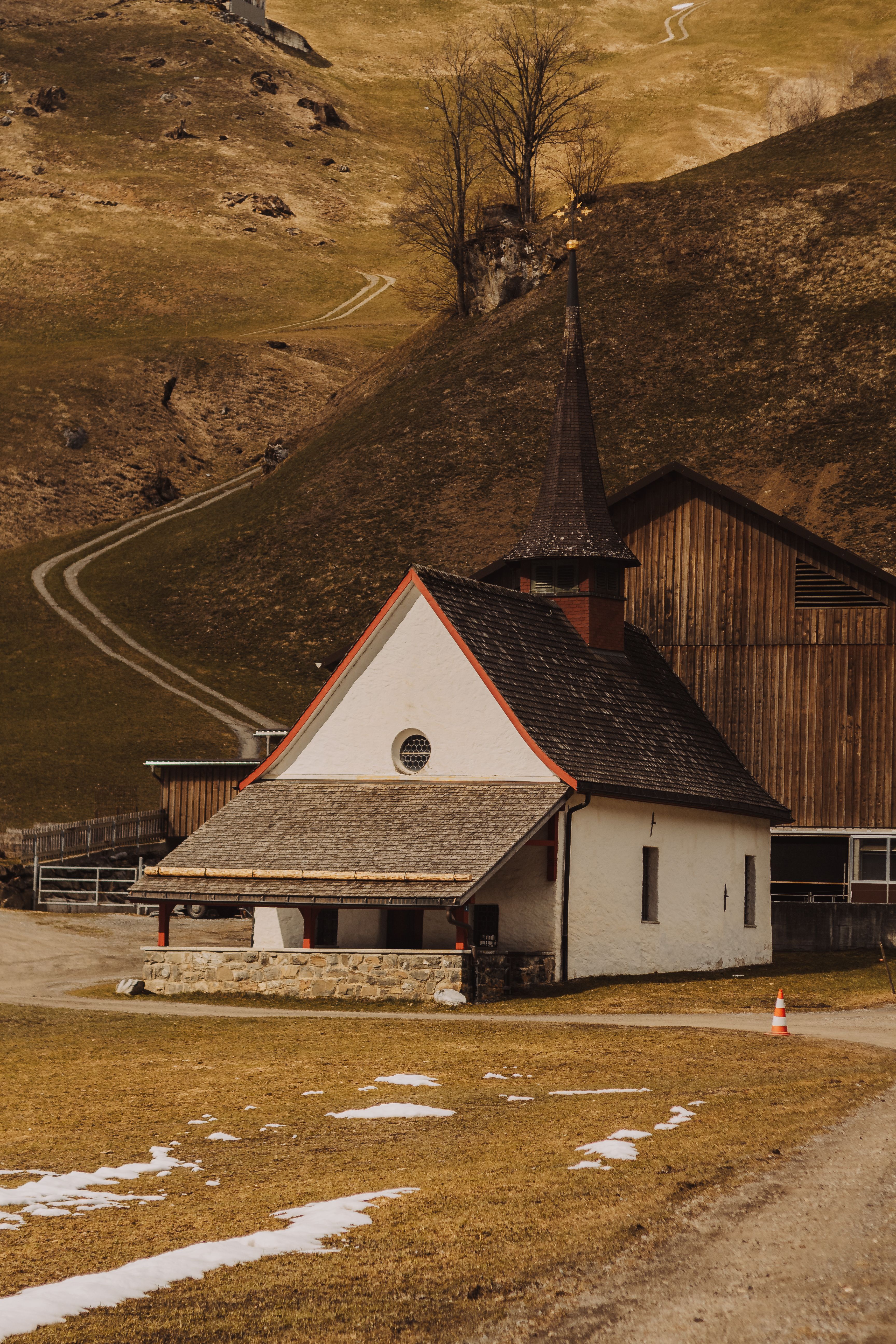 Rustic Chapel in Alpine Landscape · Free Stock Photo