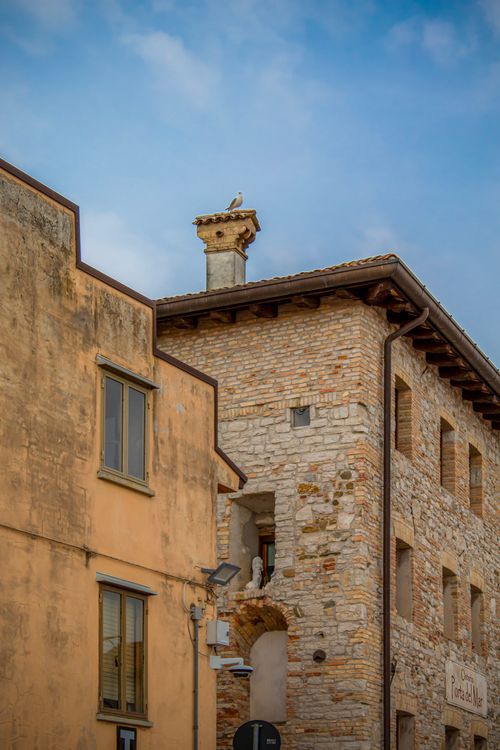 Free Discover the timeless beauty of Marano Lagunare's historic architecture. Stock Photo