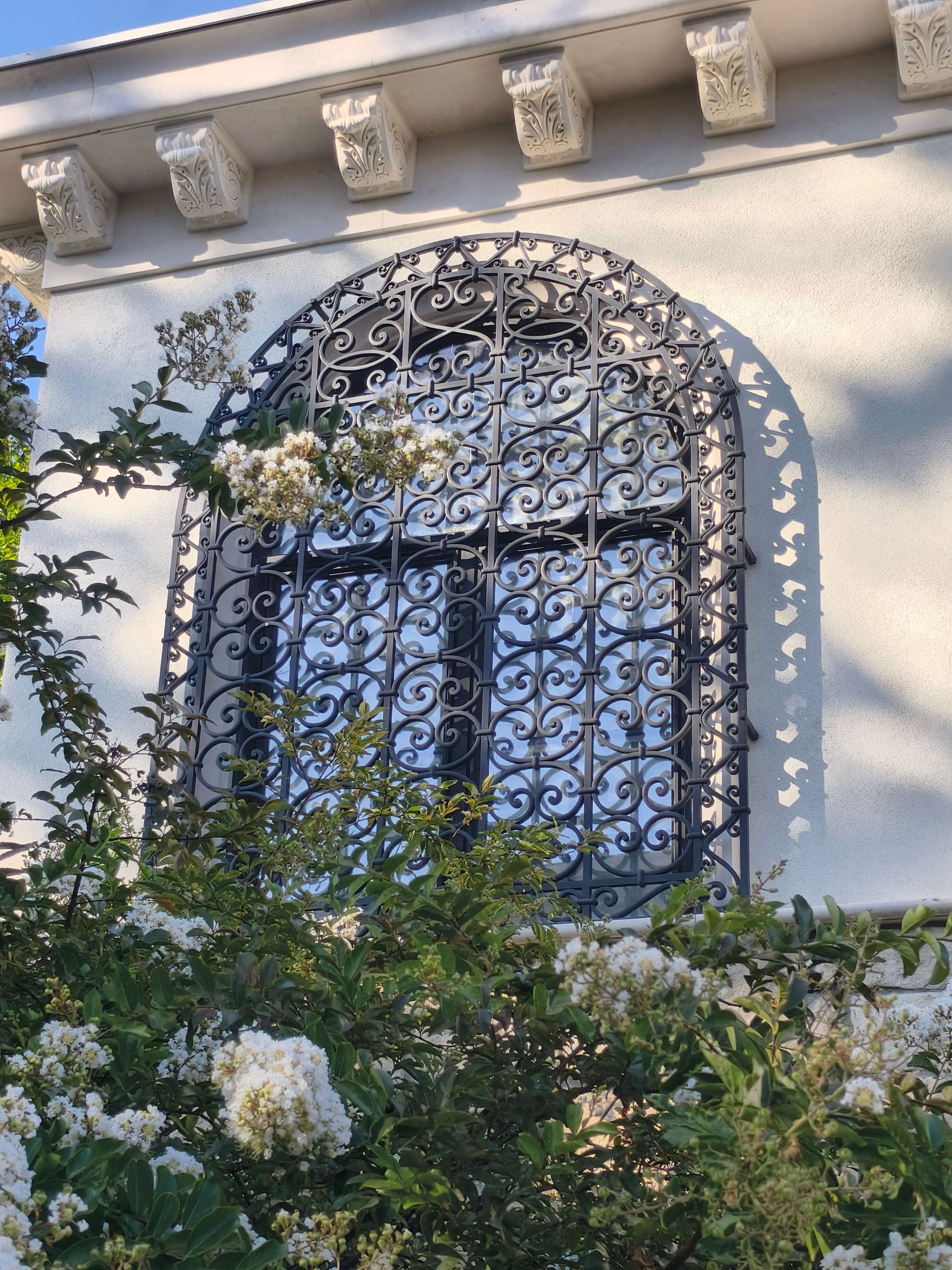 Elegant Ironwork Window on Classic Building · Free Stock Photo