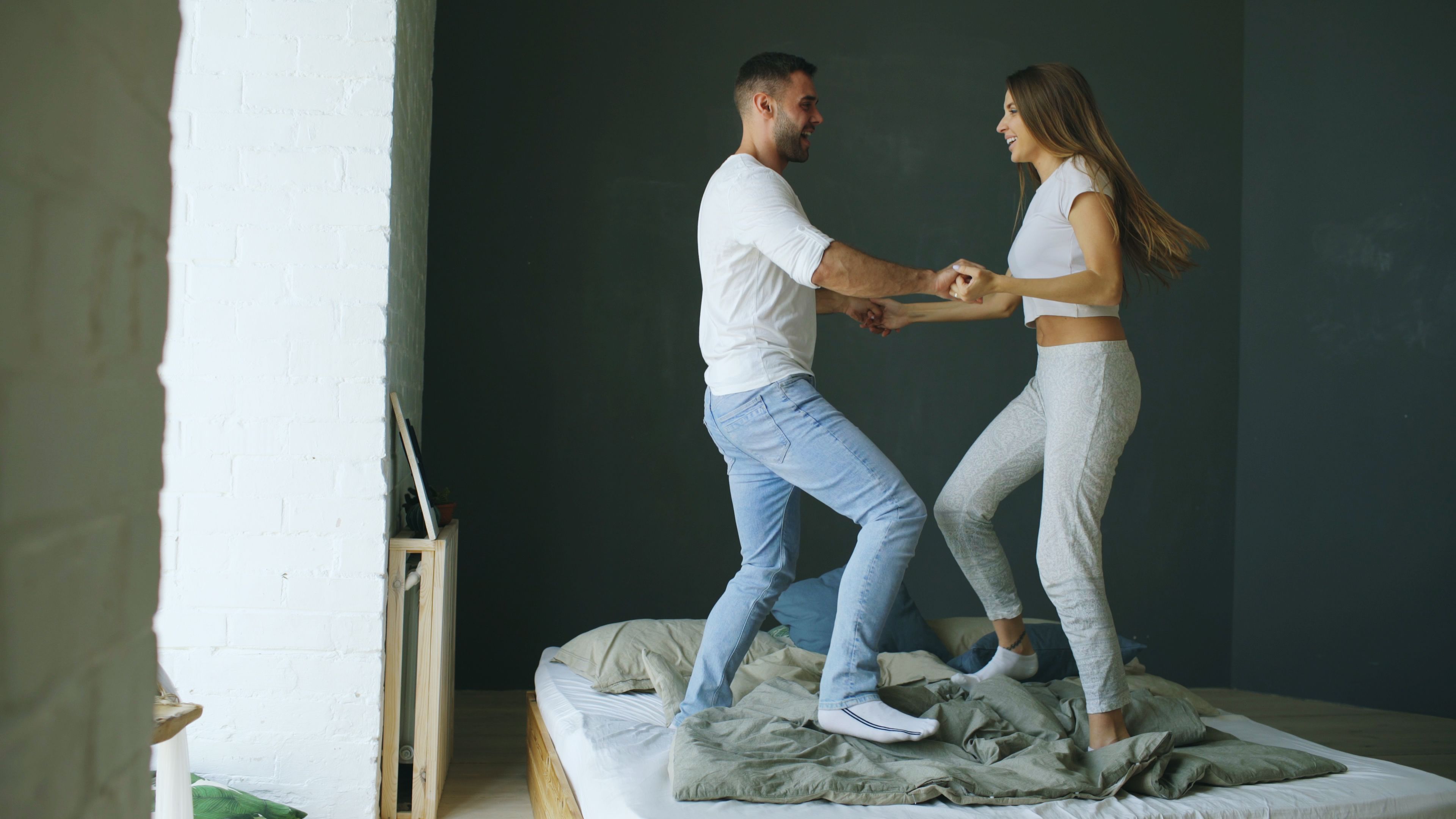 person feeling energetic morning