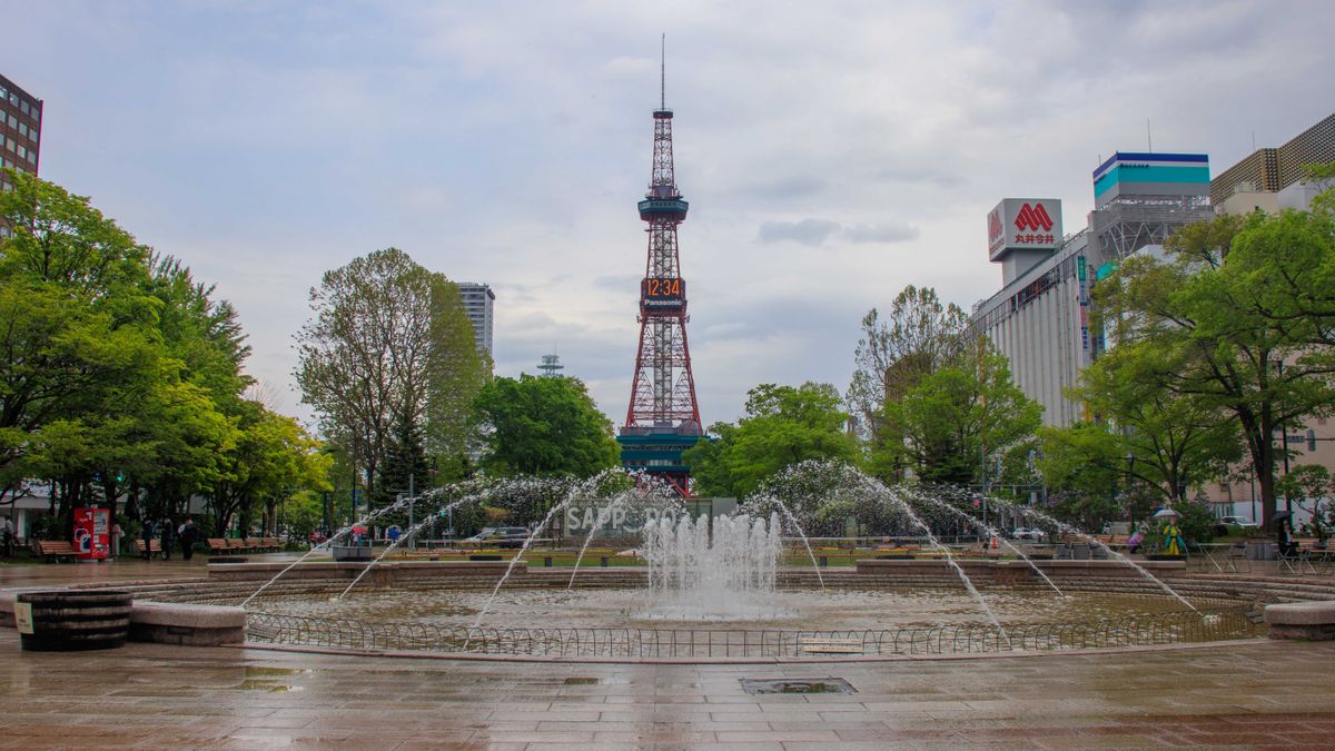 Stroll Odori Park and Climb the TV Tower