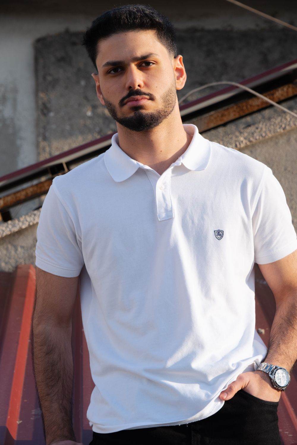 Classic polo shirt for smart-casual apparel collections
