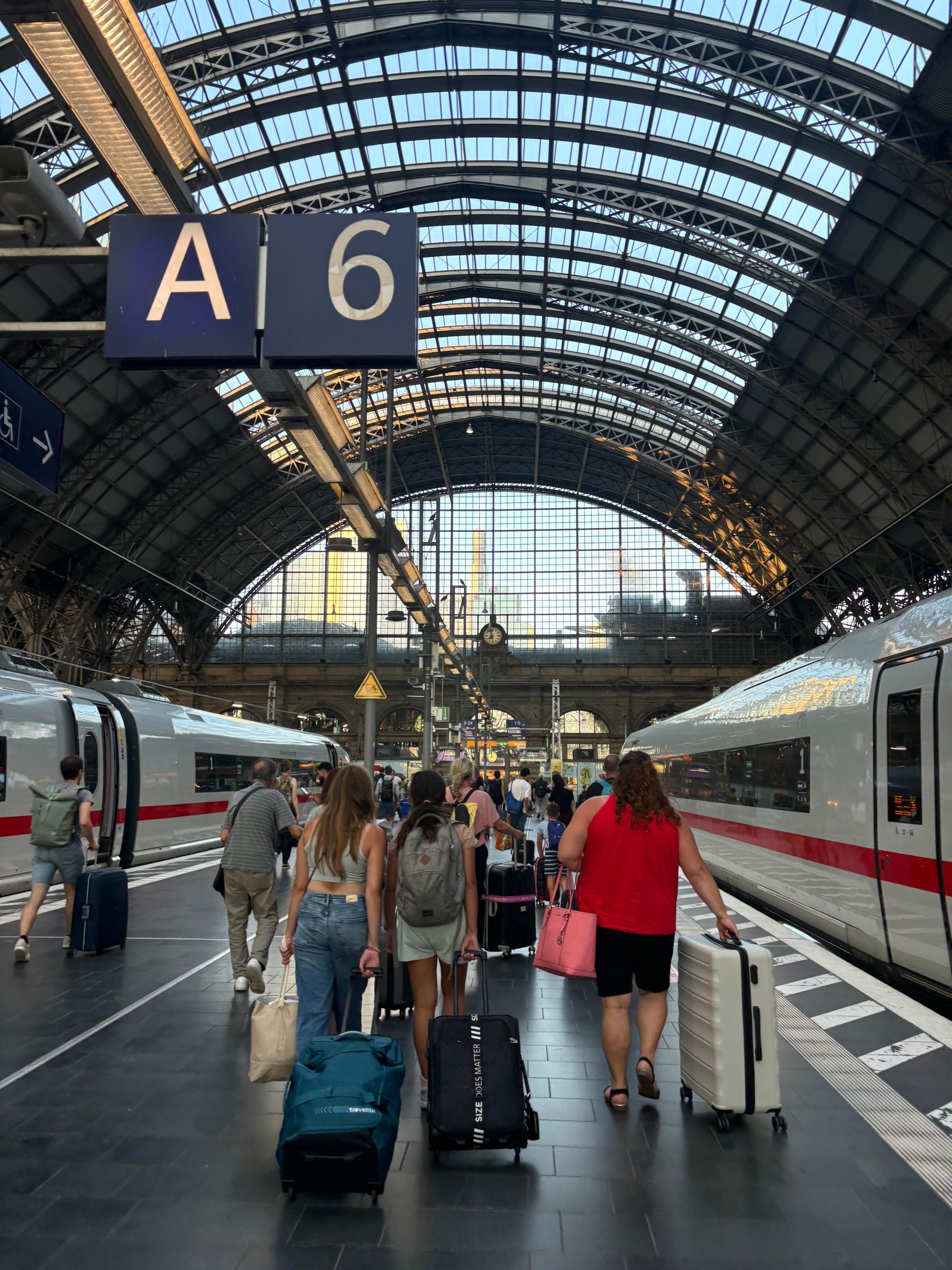 A writing desk during travel planning