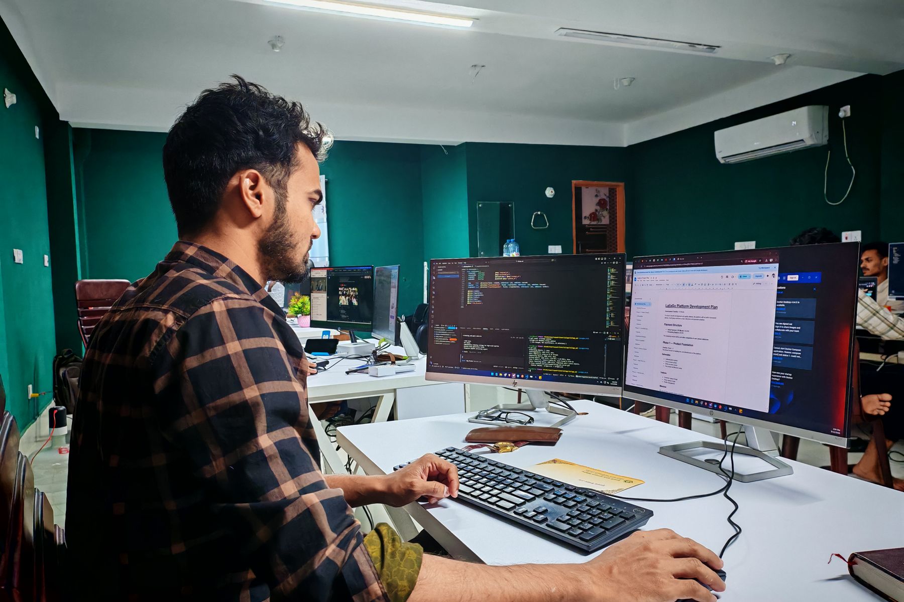 Custom Web Development — professional business environment