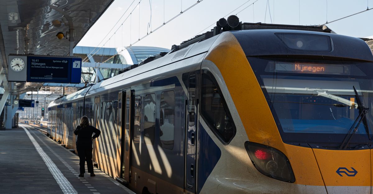 Dutch Terminal Train Nijmegen Train at Modern Dutch Station · Free Stock Photo