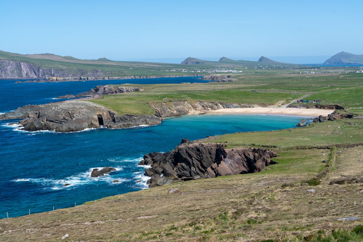 Beach and coastline along the Slea Head Drive, Dingle Peninsula