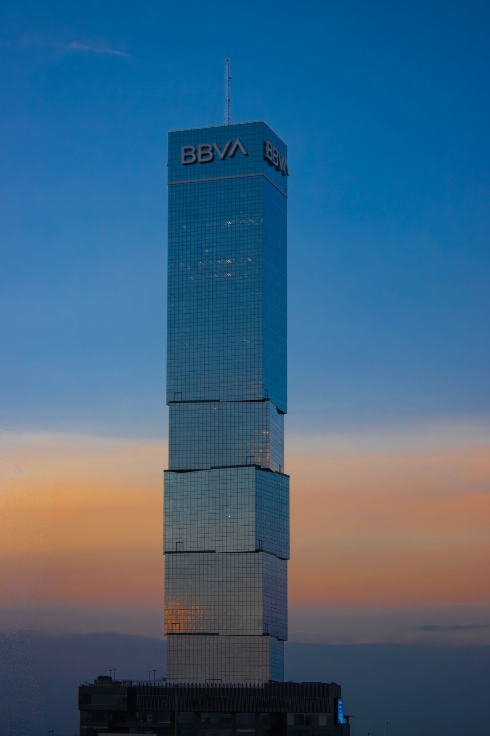 Zona financiera y edificios corporativos en México