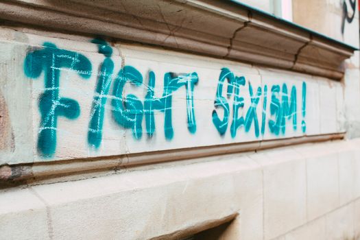 Graffiti on  a White Background