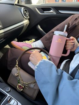 Stanley Quencher H2.0 Tumbler with Handle and Straw 30 oz | Flowstate 3-Position Lid | Cup Holder Compatible for Travel | Insulated Stainless Steel Cup | BPA-Free | Lilac