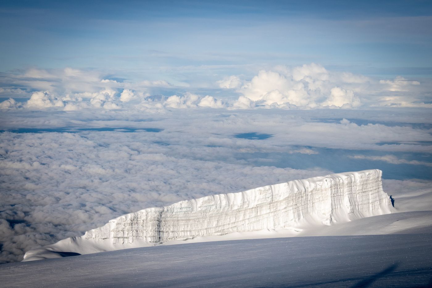 Kilimanjaro glacier and summit ice field