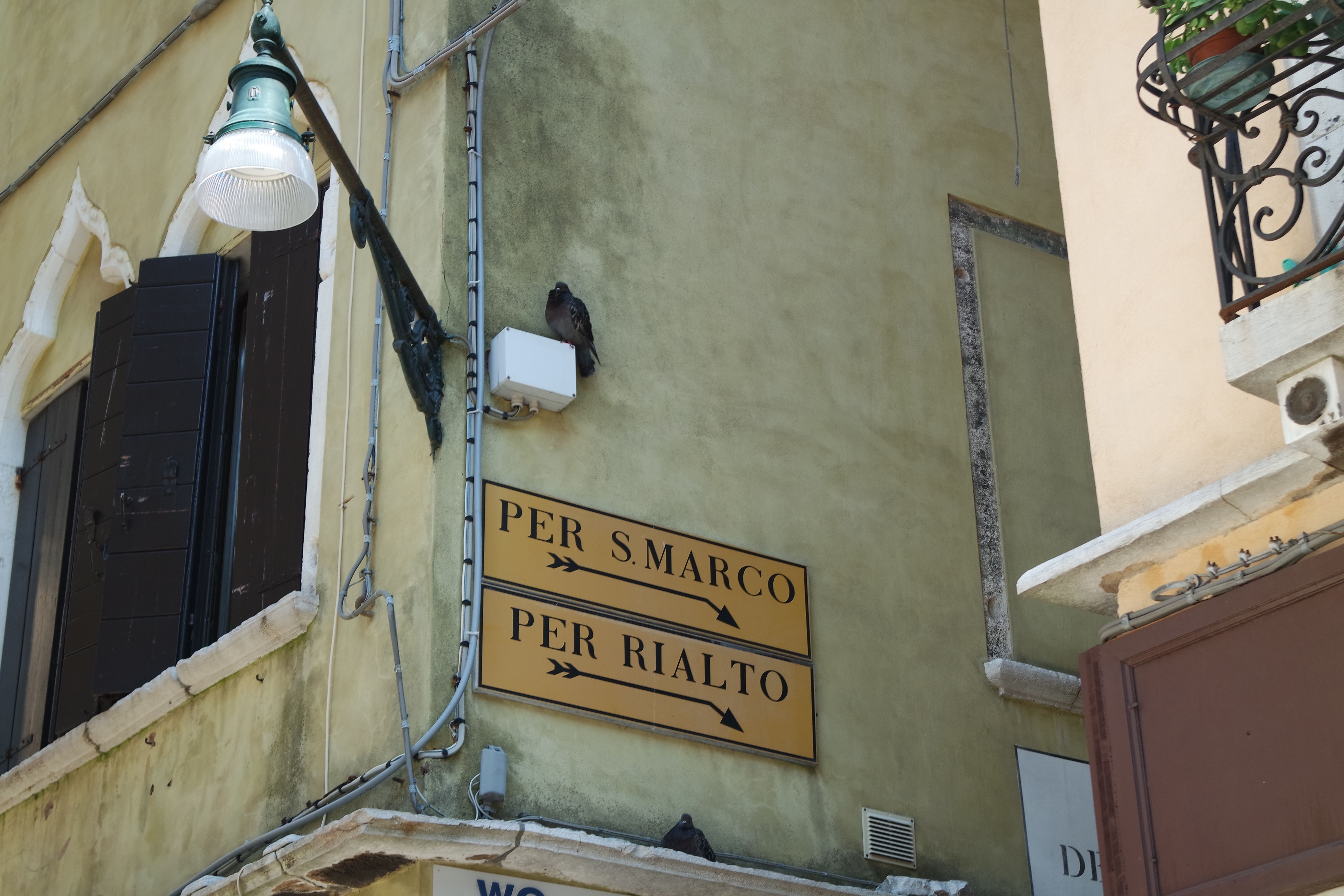 Street Signs in Venice Pointing to Popular Landmarks · Free Stock Photo