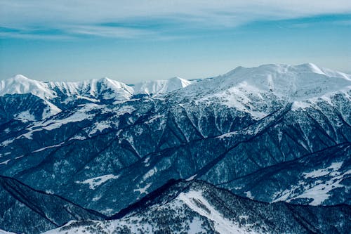 bulutlar, kar, kazbegi içeren Ücretsiz stok fotoğraf