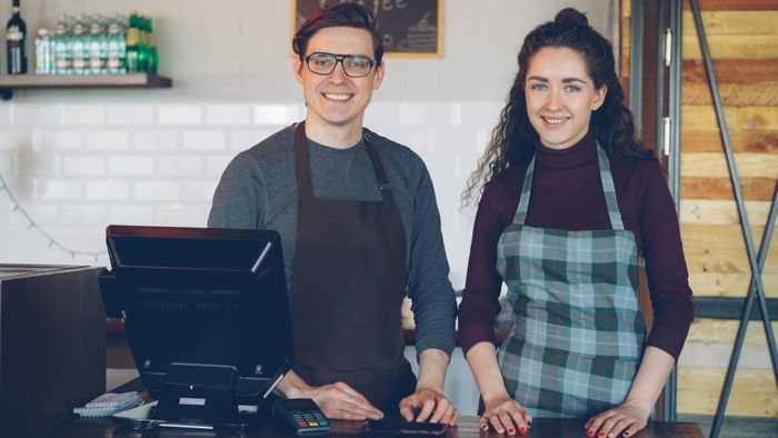 Propriétaires d'un petit commerce