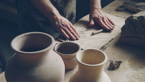 Hands shaping clay in a pottery studio — Vitaly Gariev on Pexels