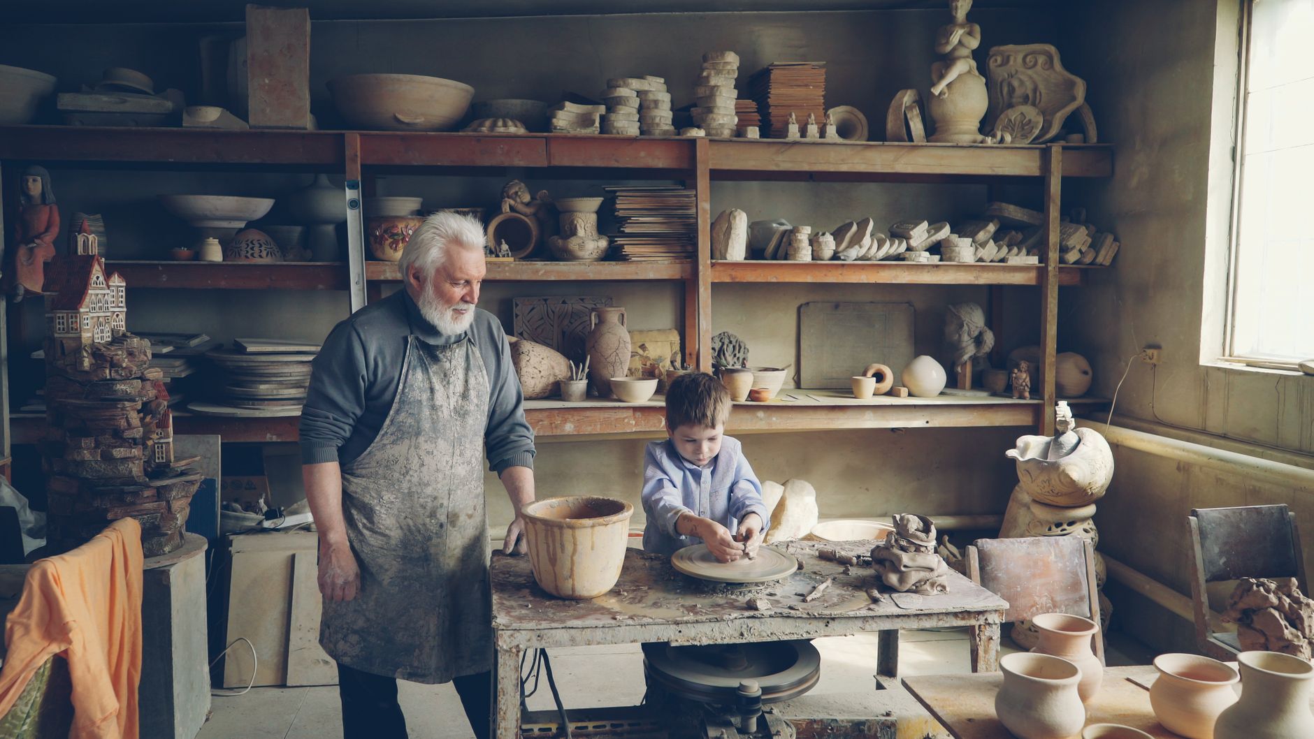 Ateliers de poterie pour enfants
