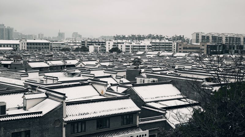 Traditional Chinese Architecture Rooftop View · Free Stock Photo