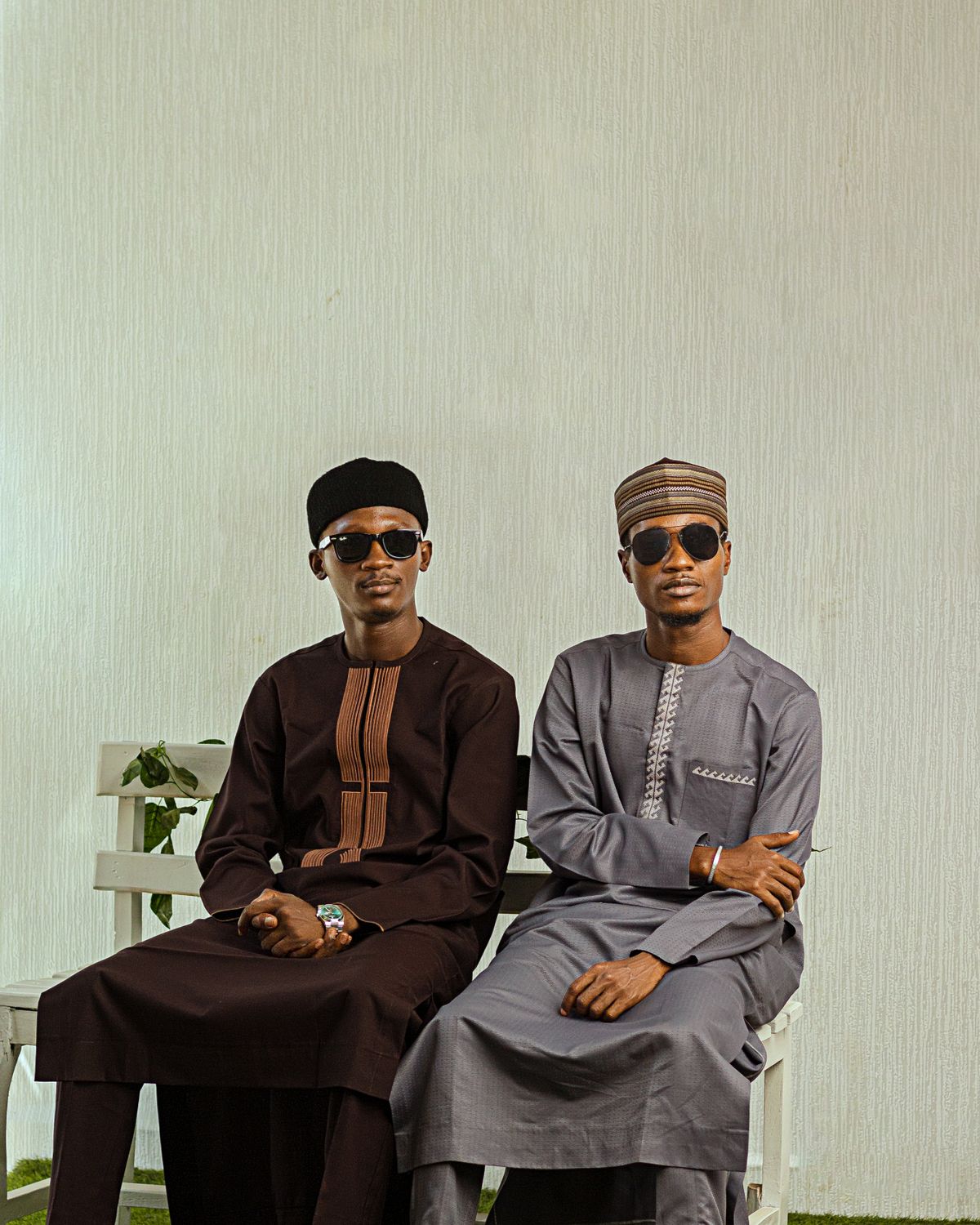 Two Men in Traditional Nigerian Attire · Free Stock Photo