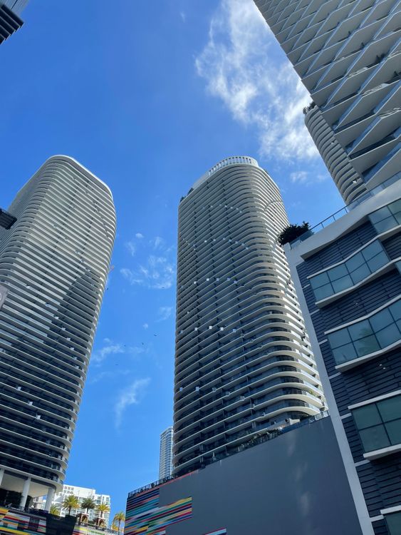 Modern High-Rise Buildings in Downtown Miami · Free Stock Photo