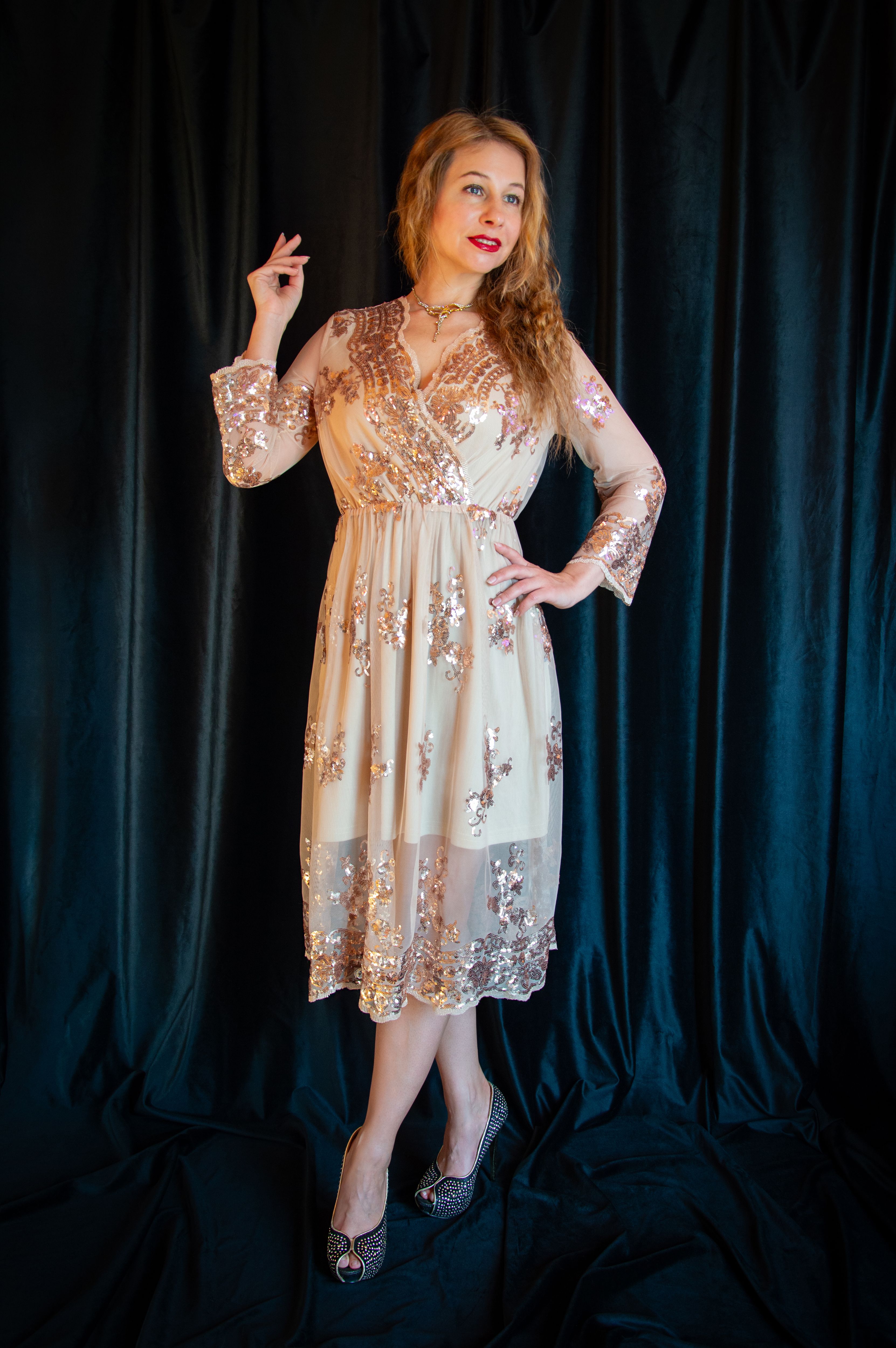 Sequin Dress With Flats Photos, Download The BEST Free Sequin Dress With  Flats Stock Photos & HD Images