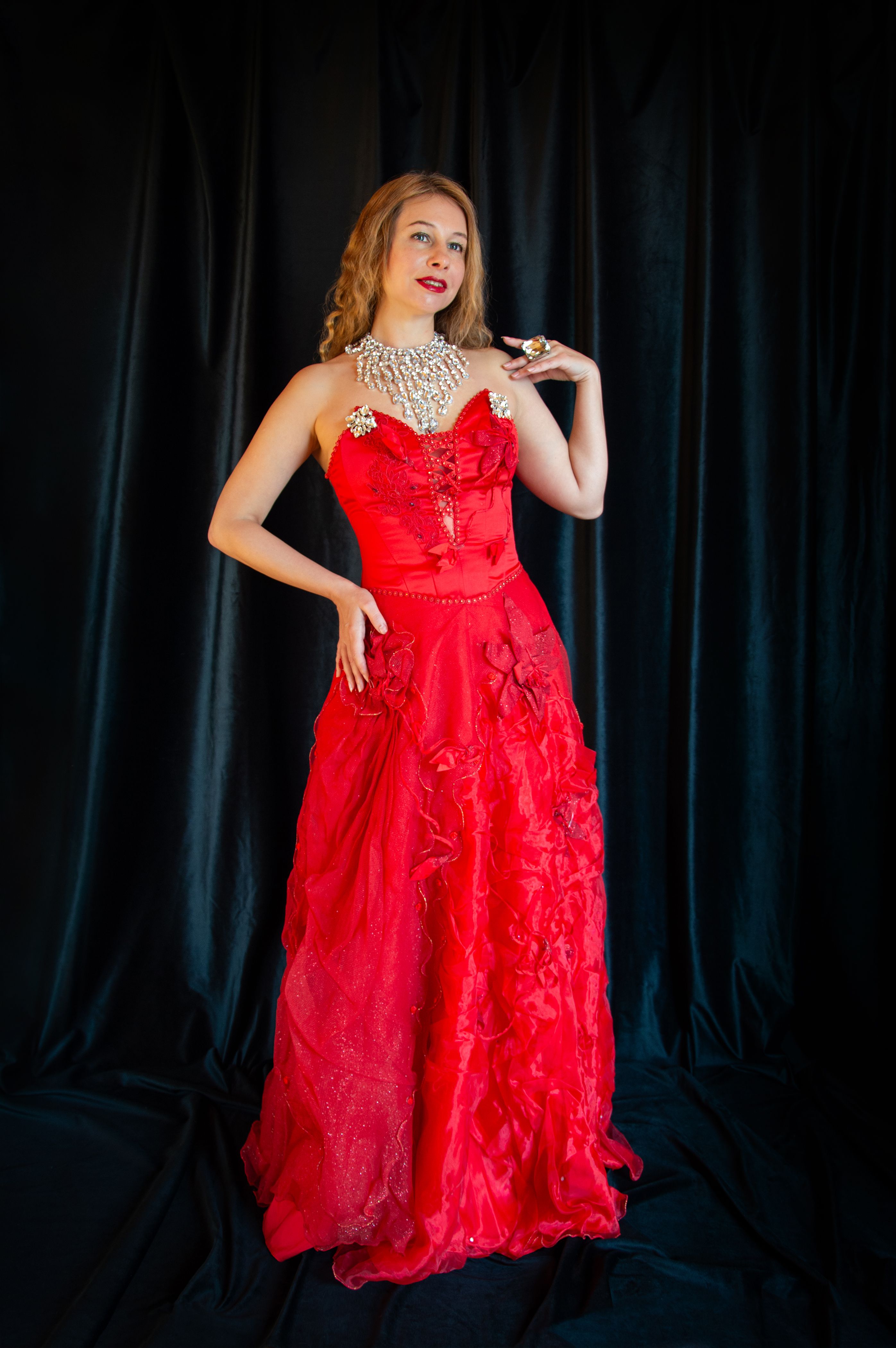 Robe de soirée rouge