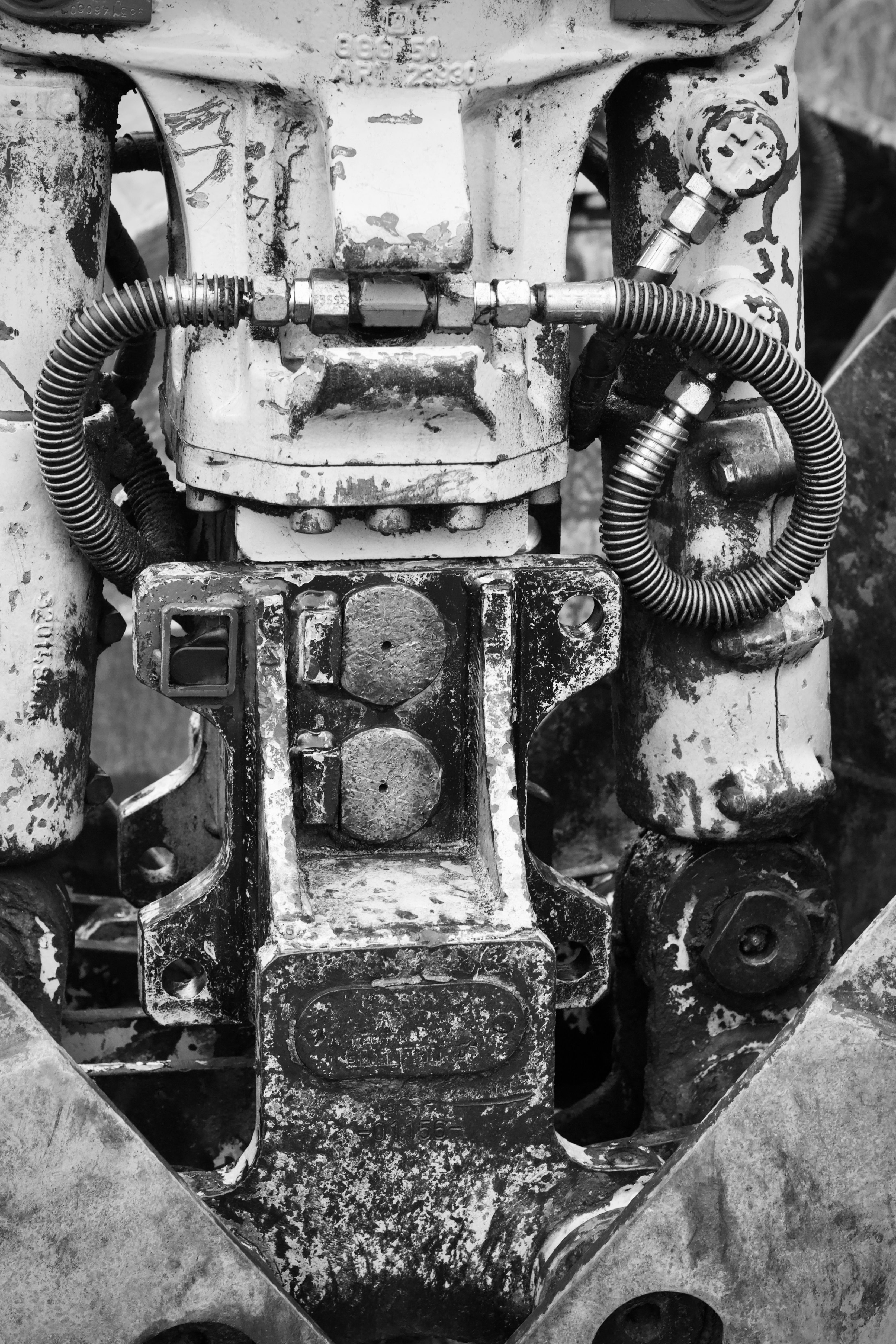 Close-up of Rusty Industrial Machine Components · Free Stock Photo