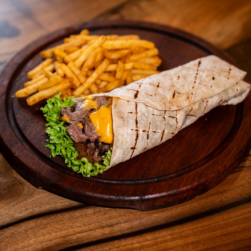Quick Beef Burgers with Monterey Jack and Crispy Corn Tortilla Strips