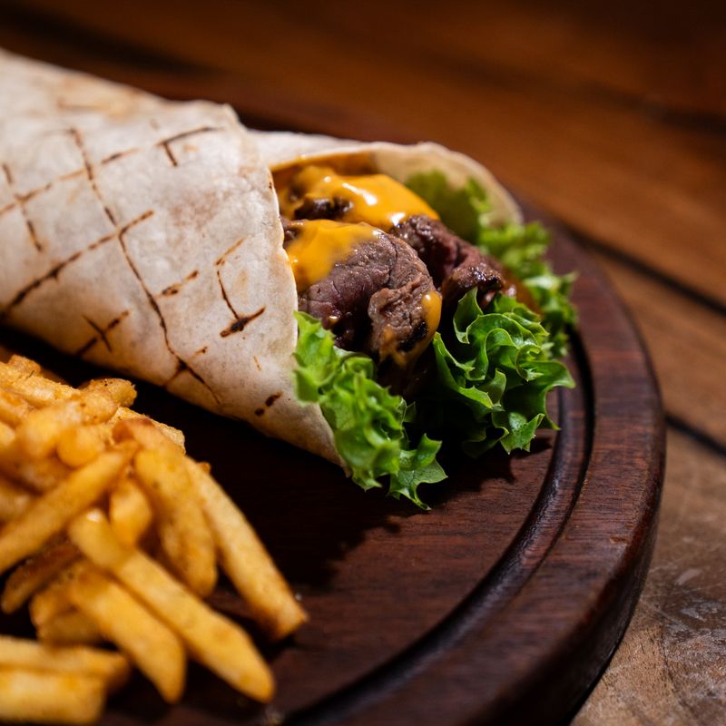 Instant Pot Thai Basil Beef Wrap