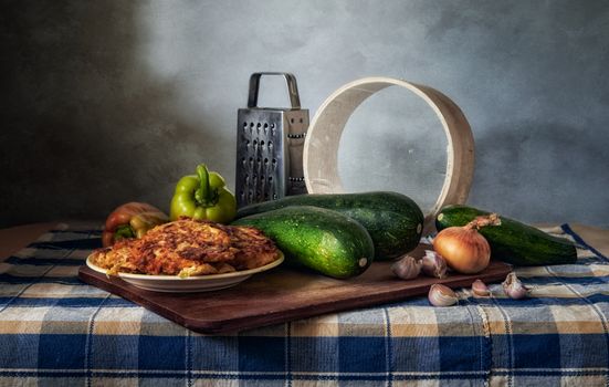 Zucchini & Carrot Pancakes — kidney-friendly food