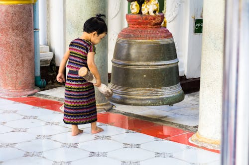 Foto d'estoc gratuïta de budista, Burma, campana