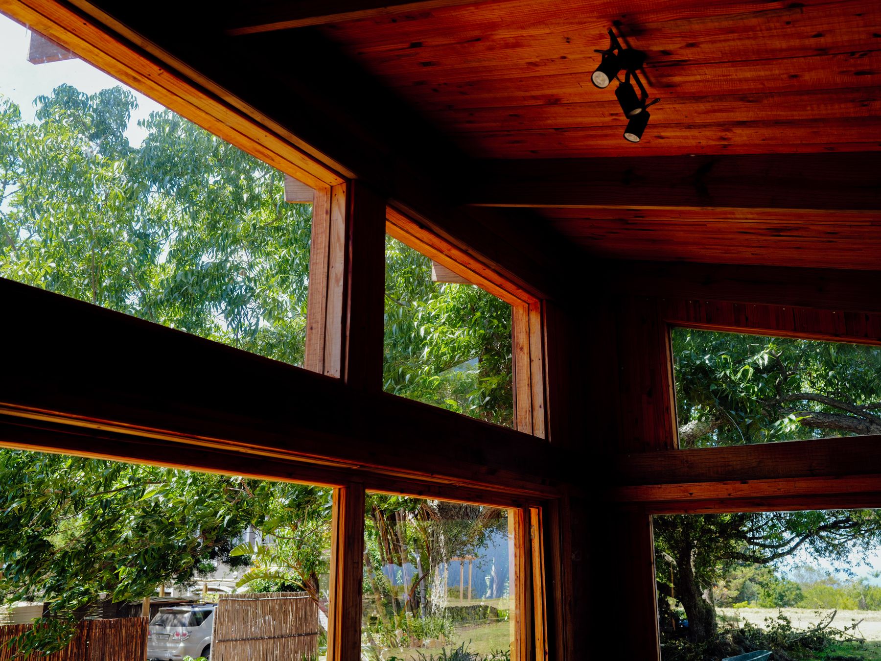 Fence and Decking Painting in Whetstone — dust sheets down and the room fully protected