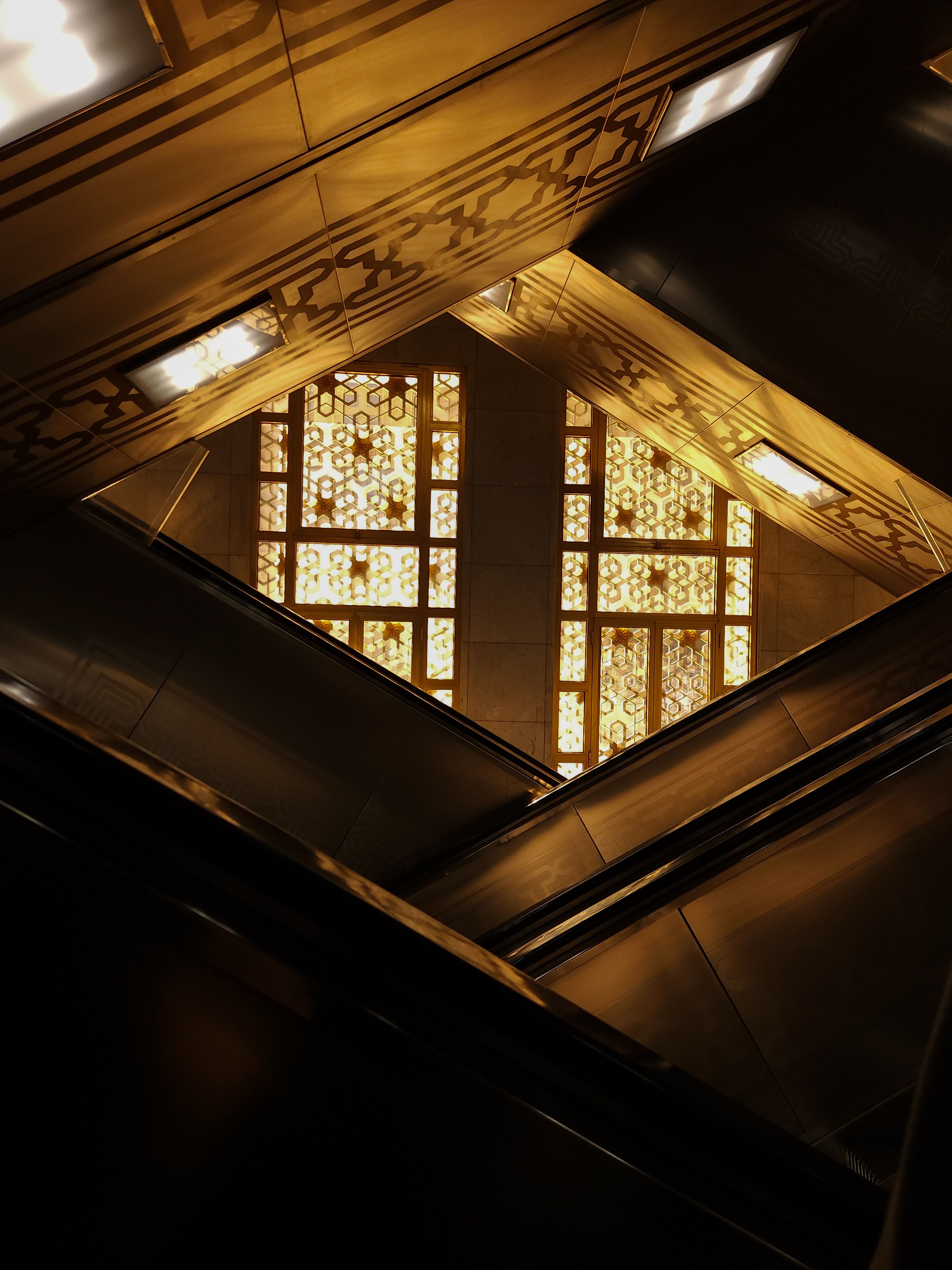 Ornate Golden Interior Design in Makkah · Free Stock Photo