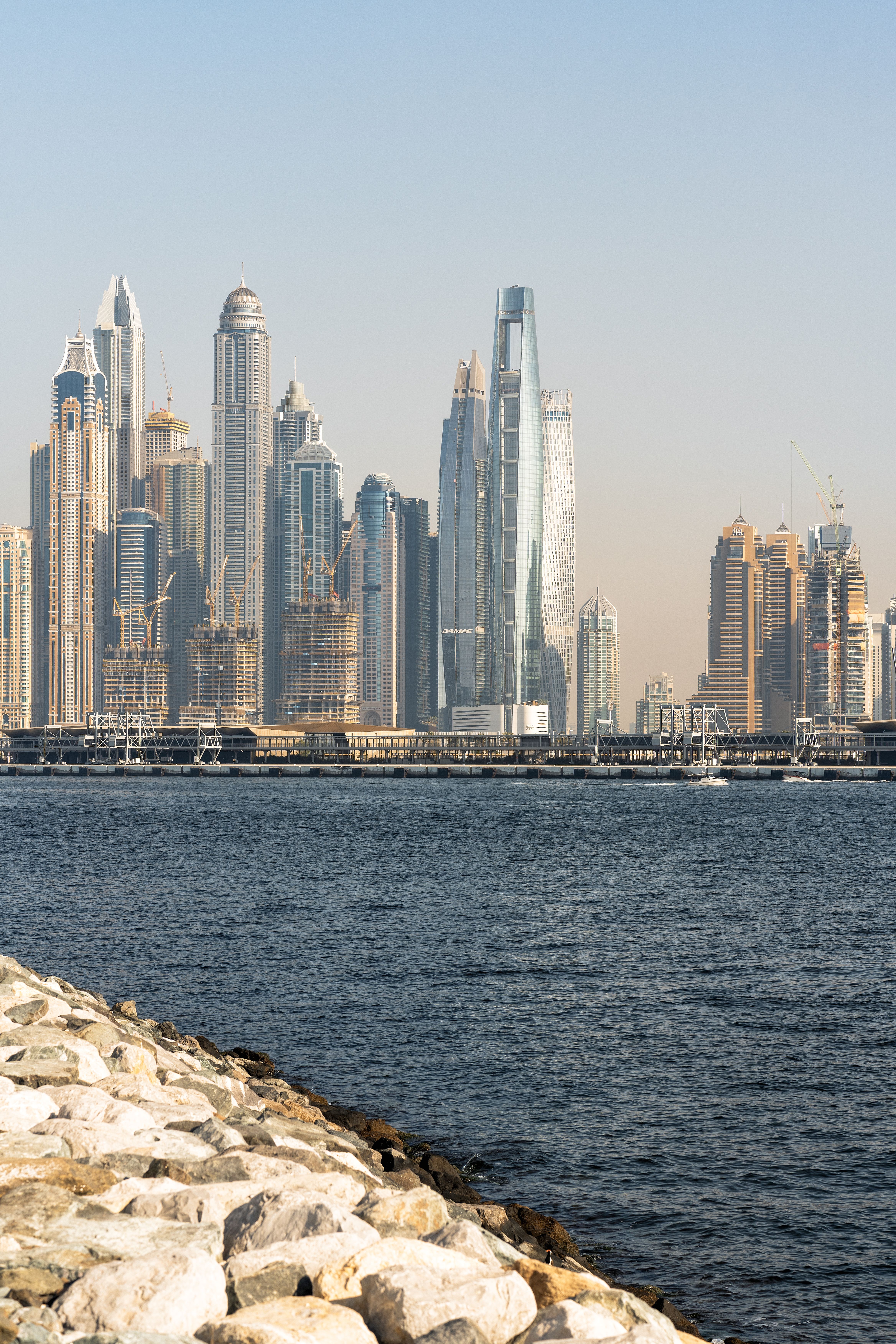 Stunning Skyline of Dubai Marina Skyscrapers