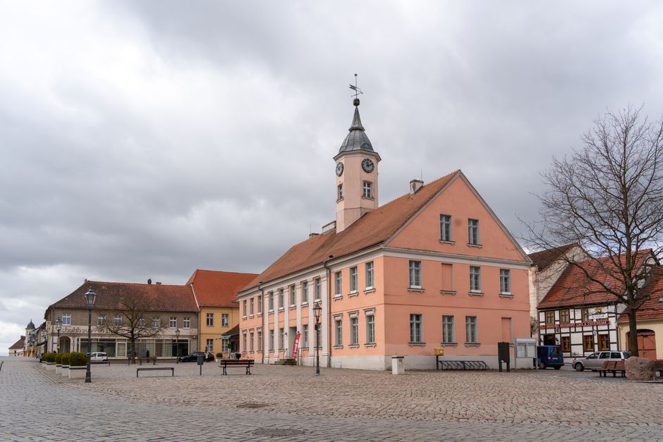 small town hall building