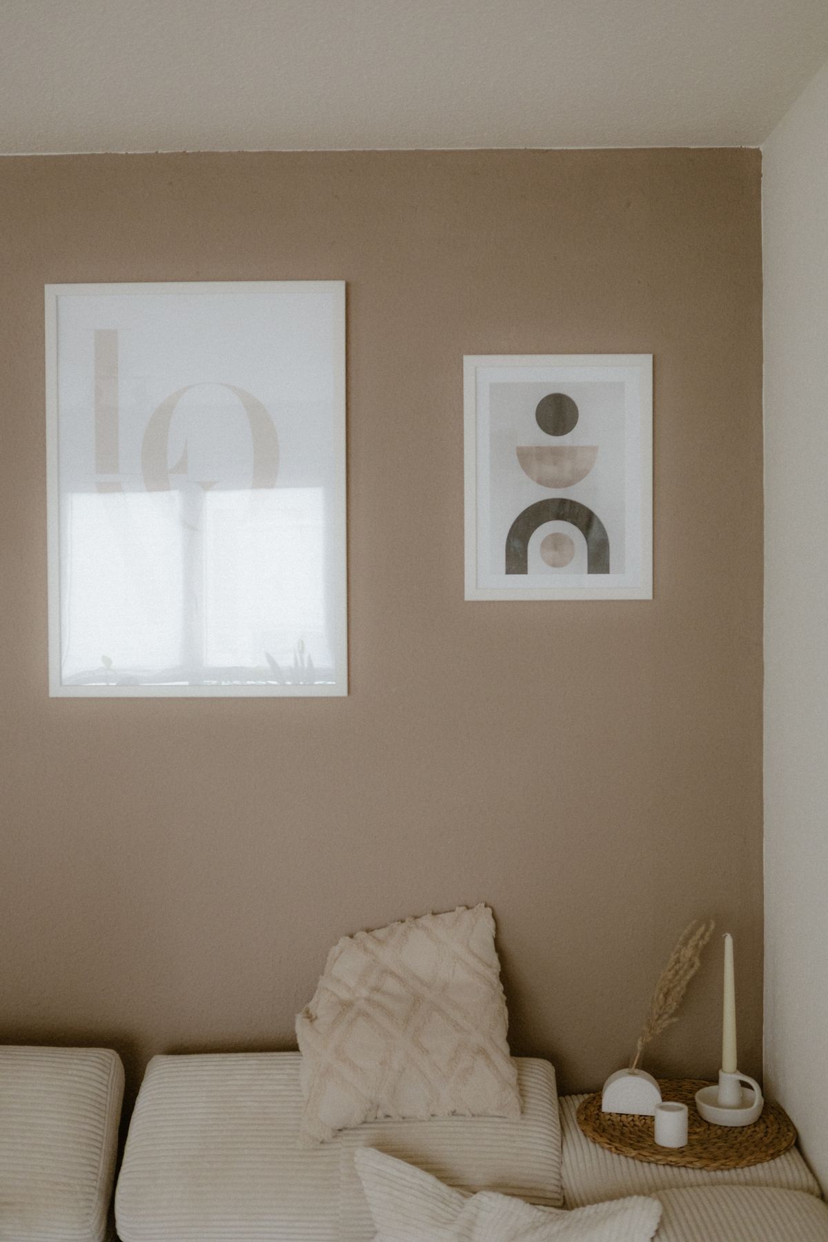 Serene beige living room