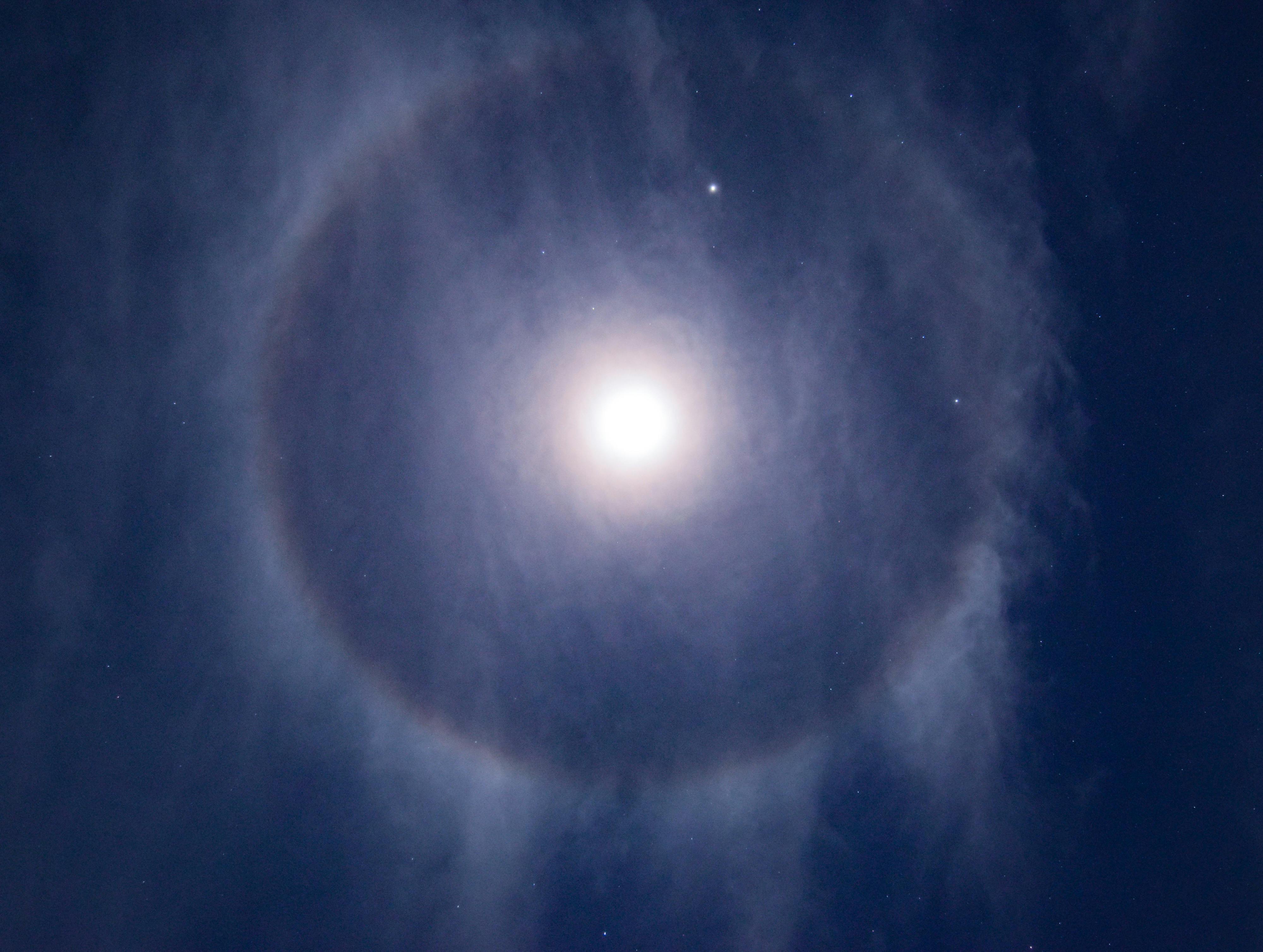 A Ring Around the Moon or Sun