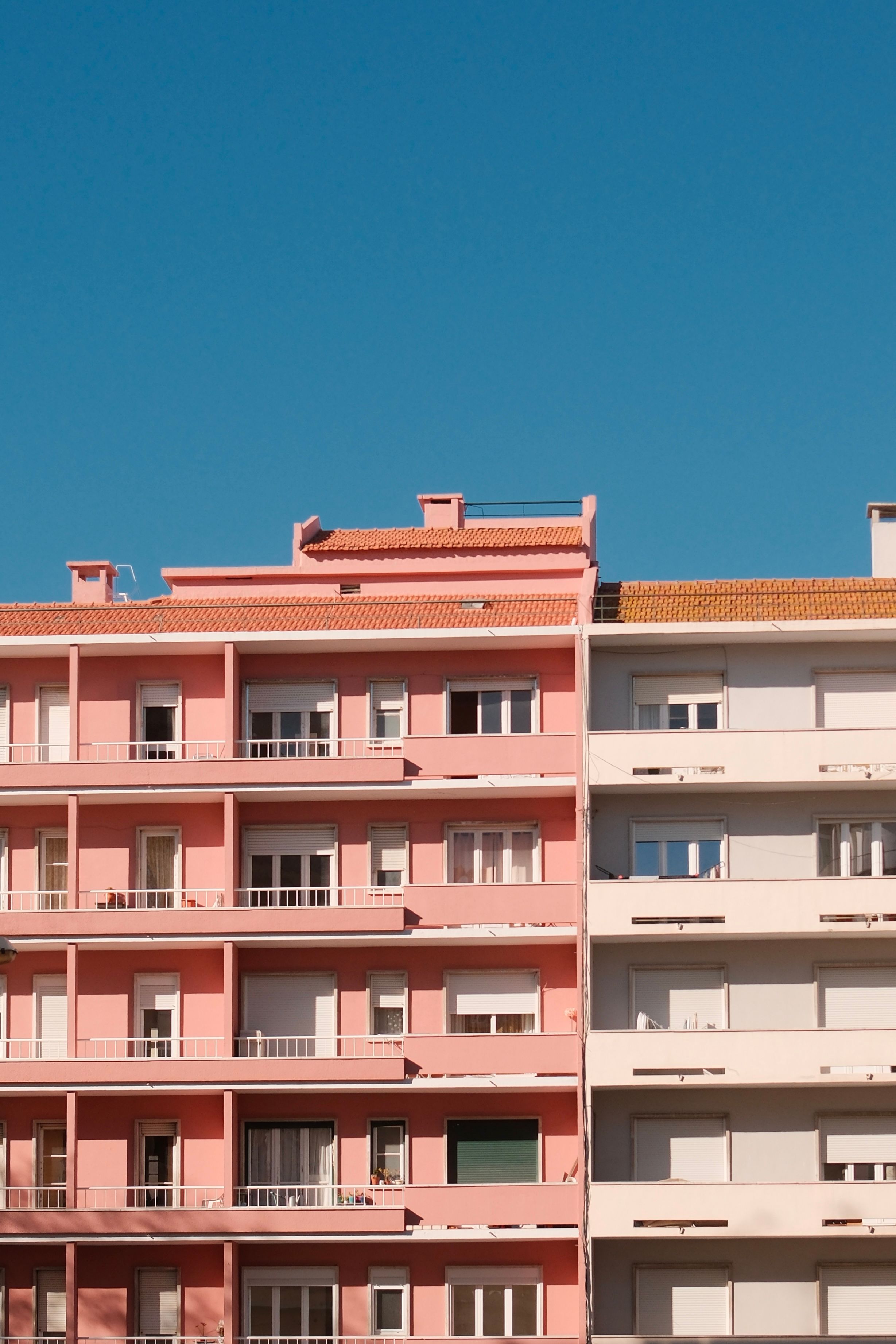 Colorful Lisbon Apartment Building Facade · Free Stock Photo