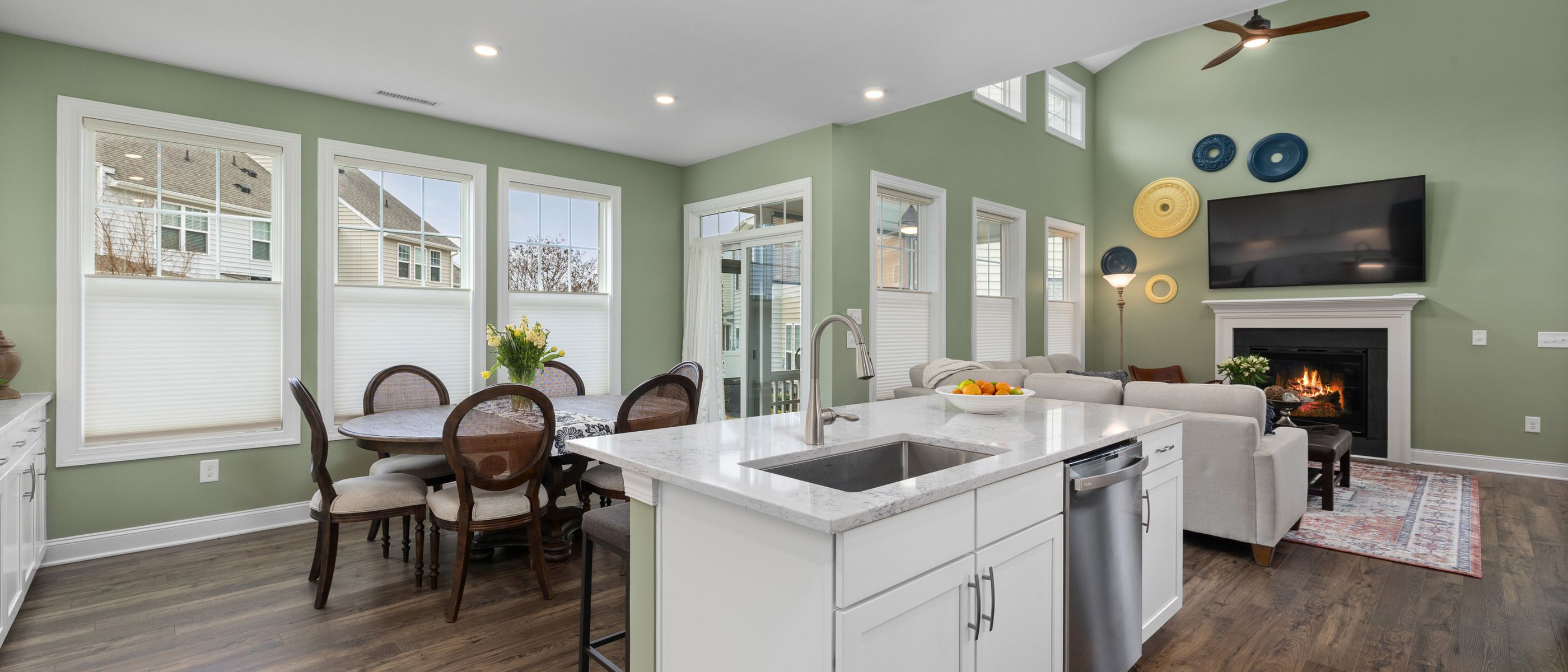 House Painting in Selsdon — surfaces prepped and cut in by hand