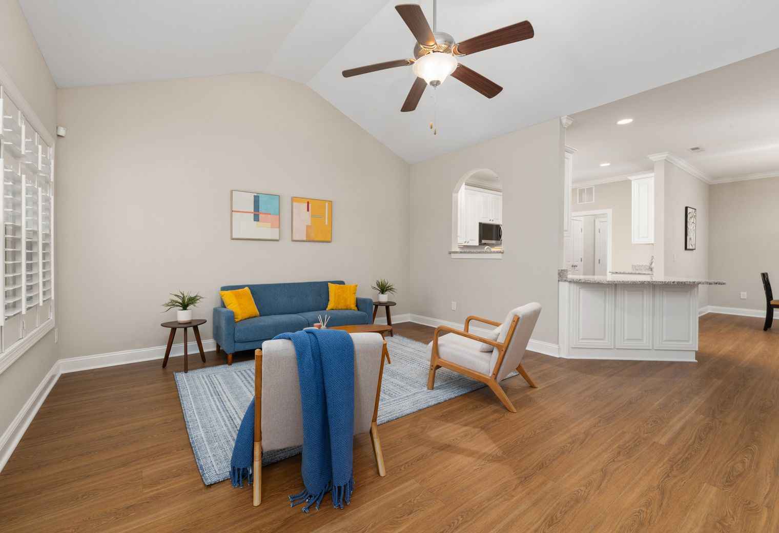 Interior Painting in Fulwell — woodwork brushed to a crisp, smooth line