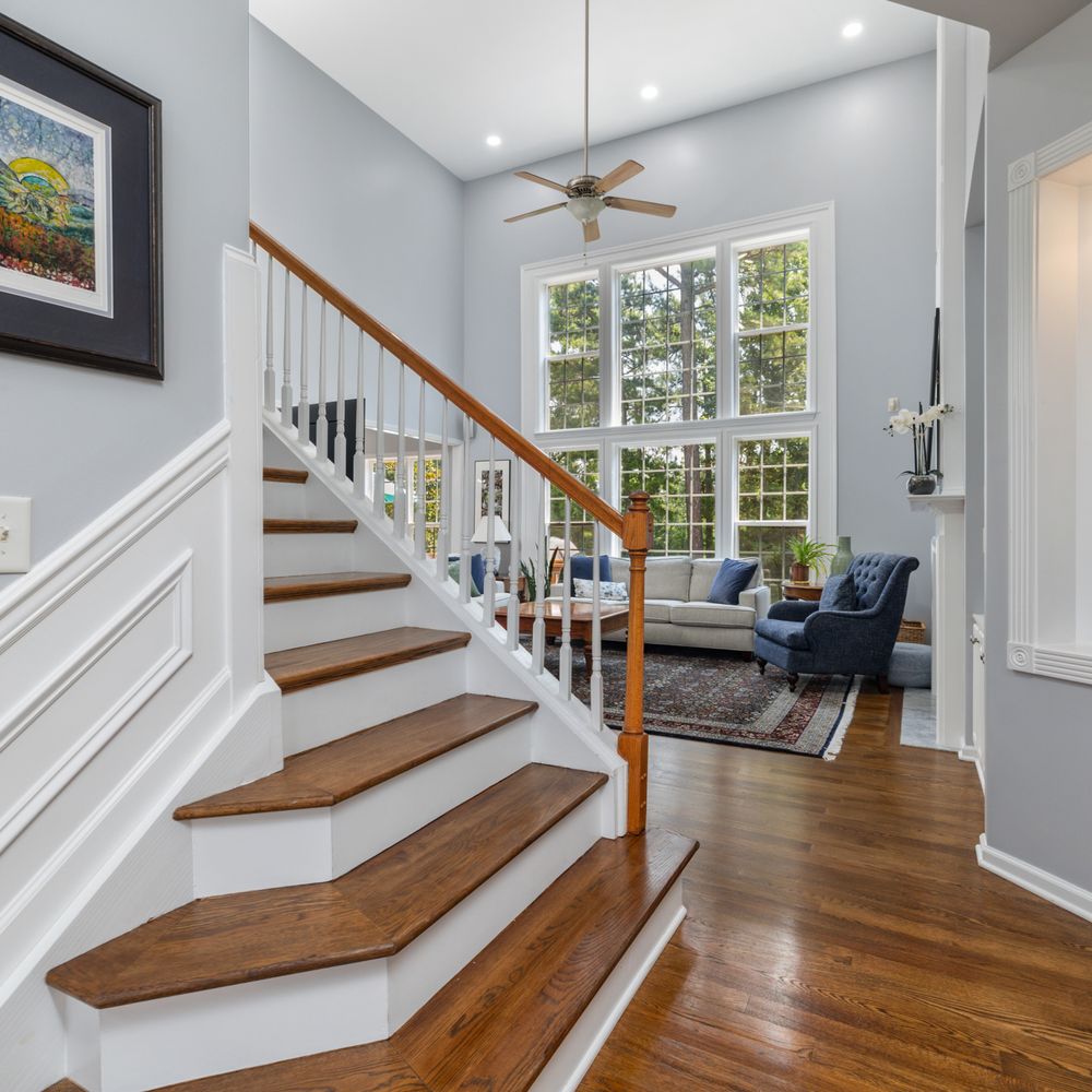 Masonry and Render Painting in Barnes — careful masking before painting begins