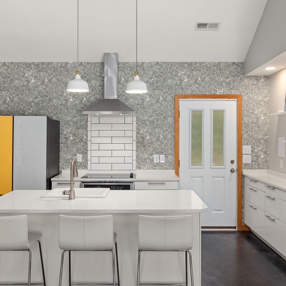 Wallpapering in Church End — walls rolled to an even, flat finish
