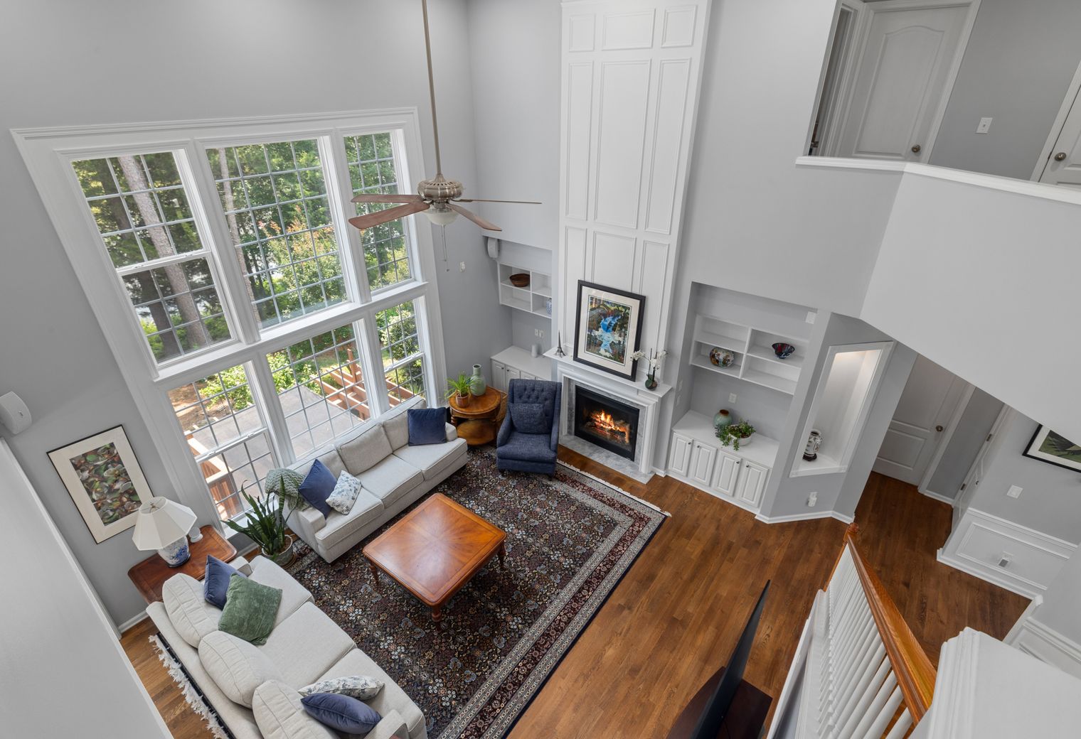Interior Painting in Balham — a decorator at work mid-project