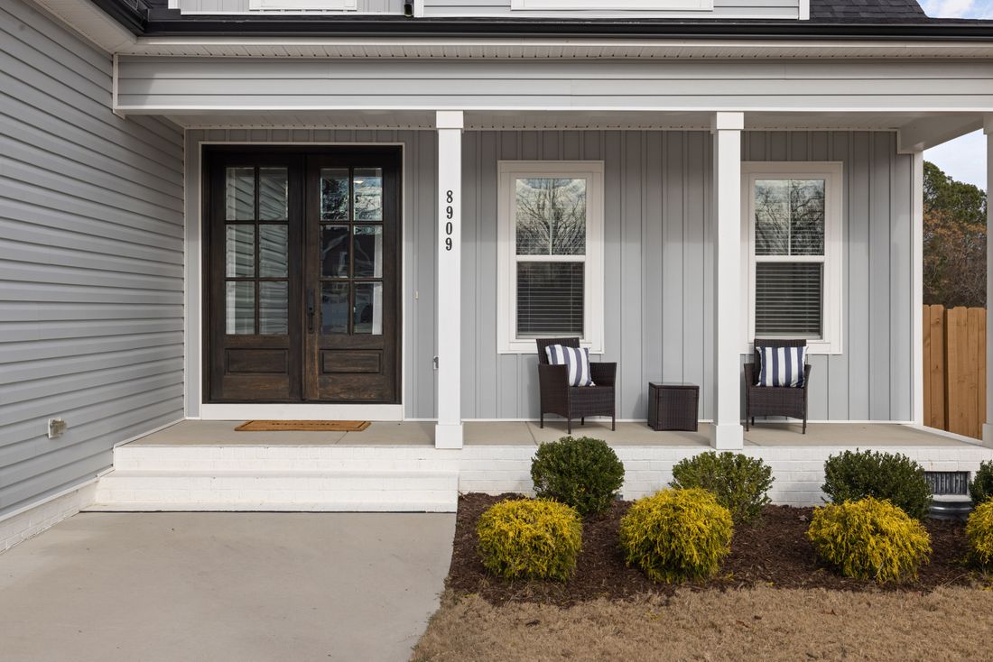 Charming Front Porch Of Suburban Home