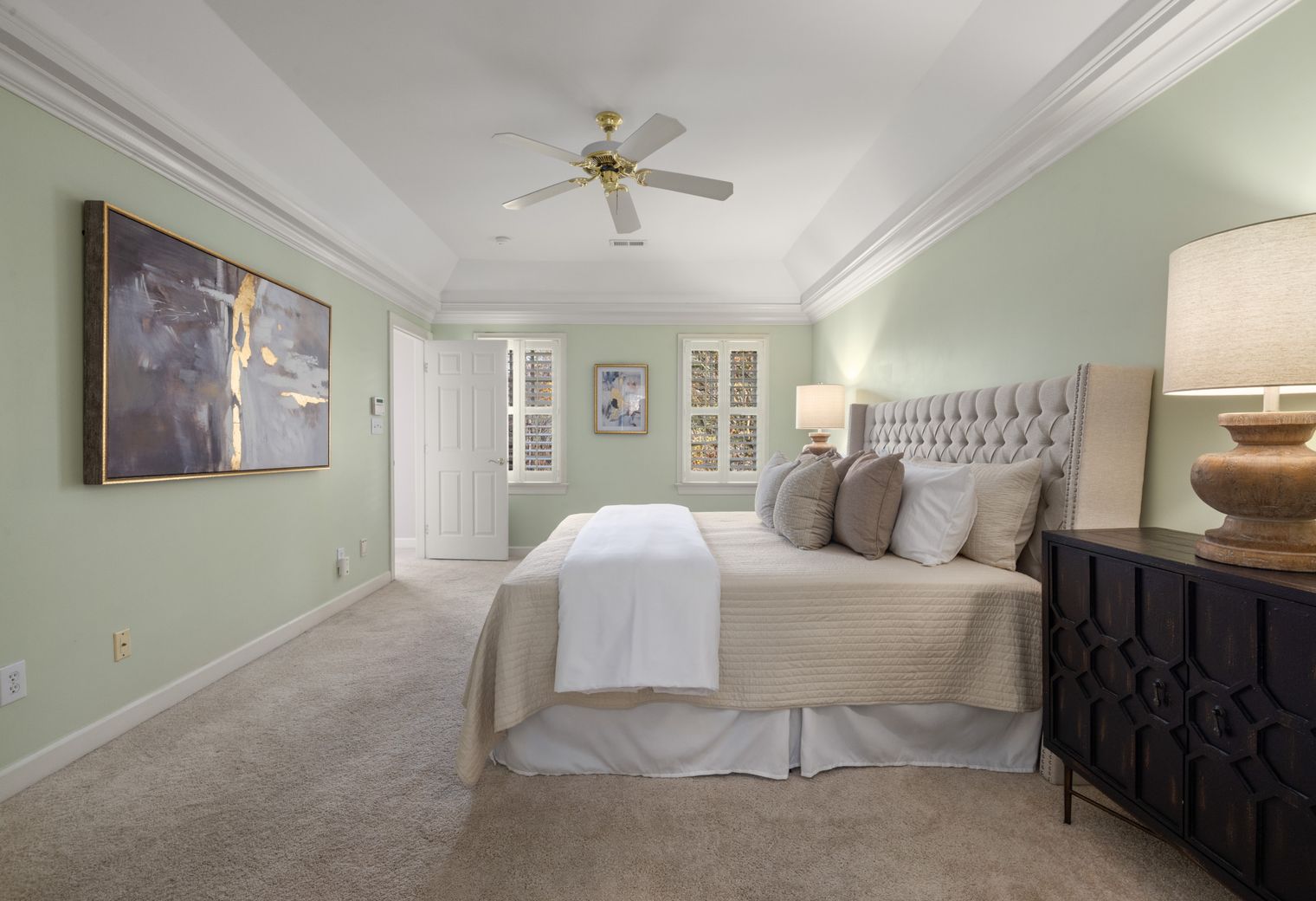 House Painting in Kenley — walls rolled to an even, flat finish