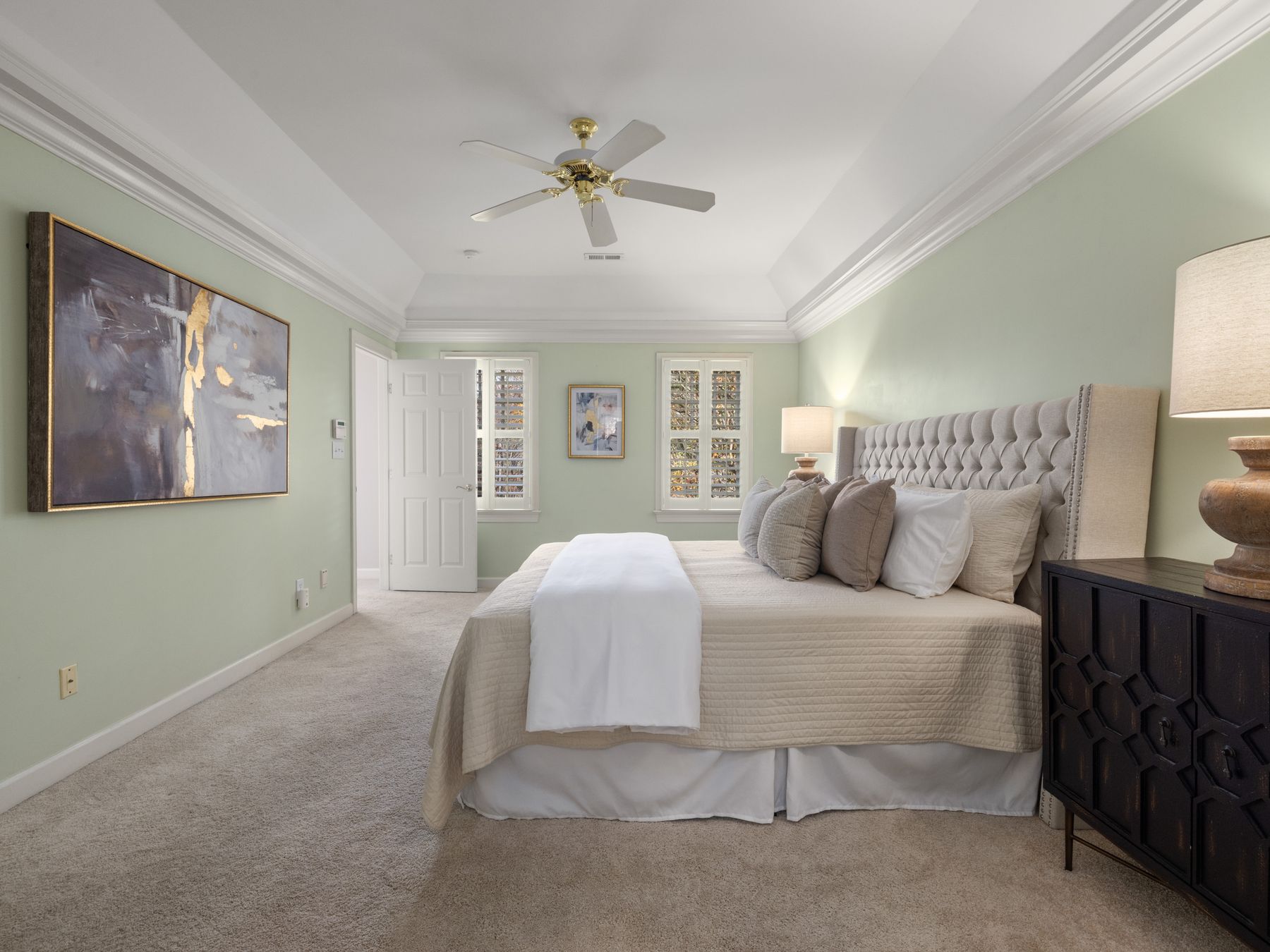 House Painting in Loxford — careful masking before painting begins