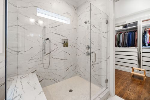 Tub to shower conversion project in Las Flores Ridge