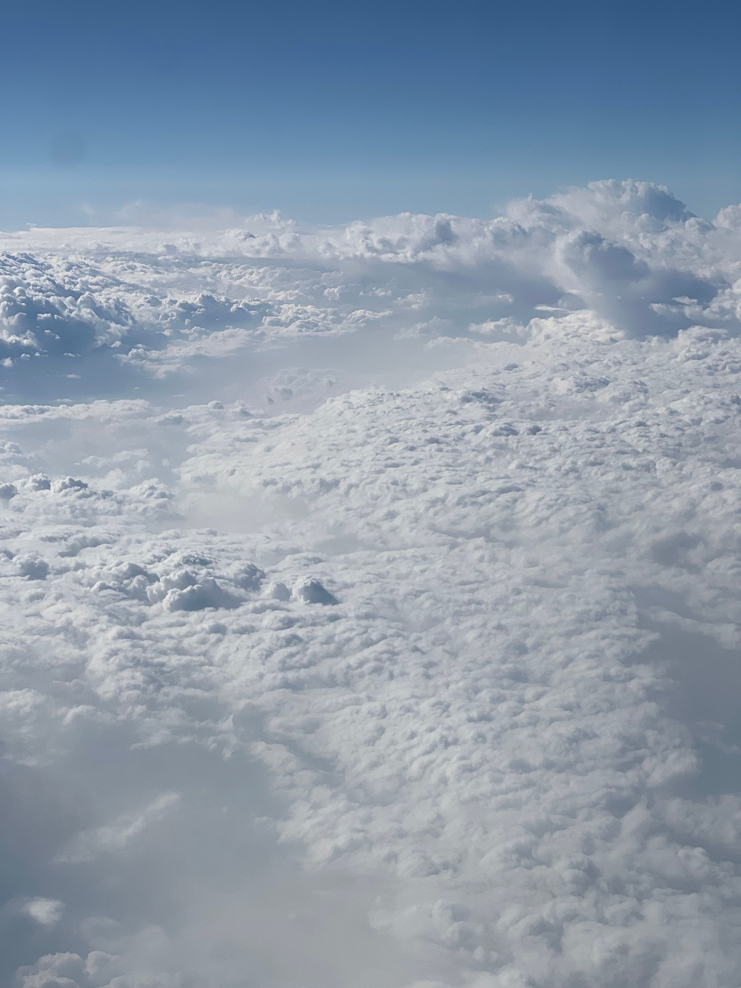 Blue Sky and Clouds from Above · Free Stock Photo
