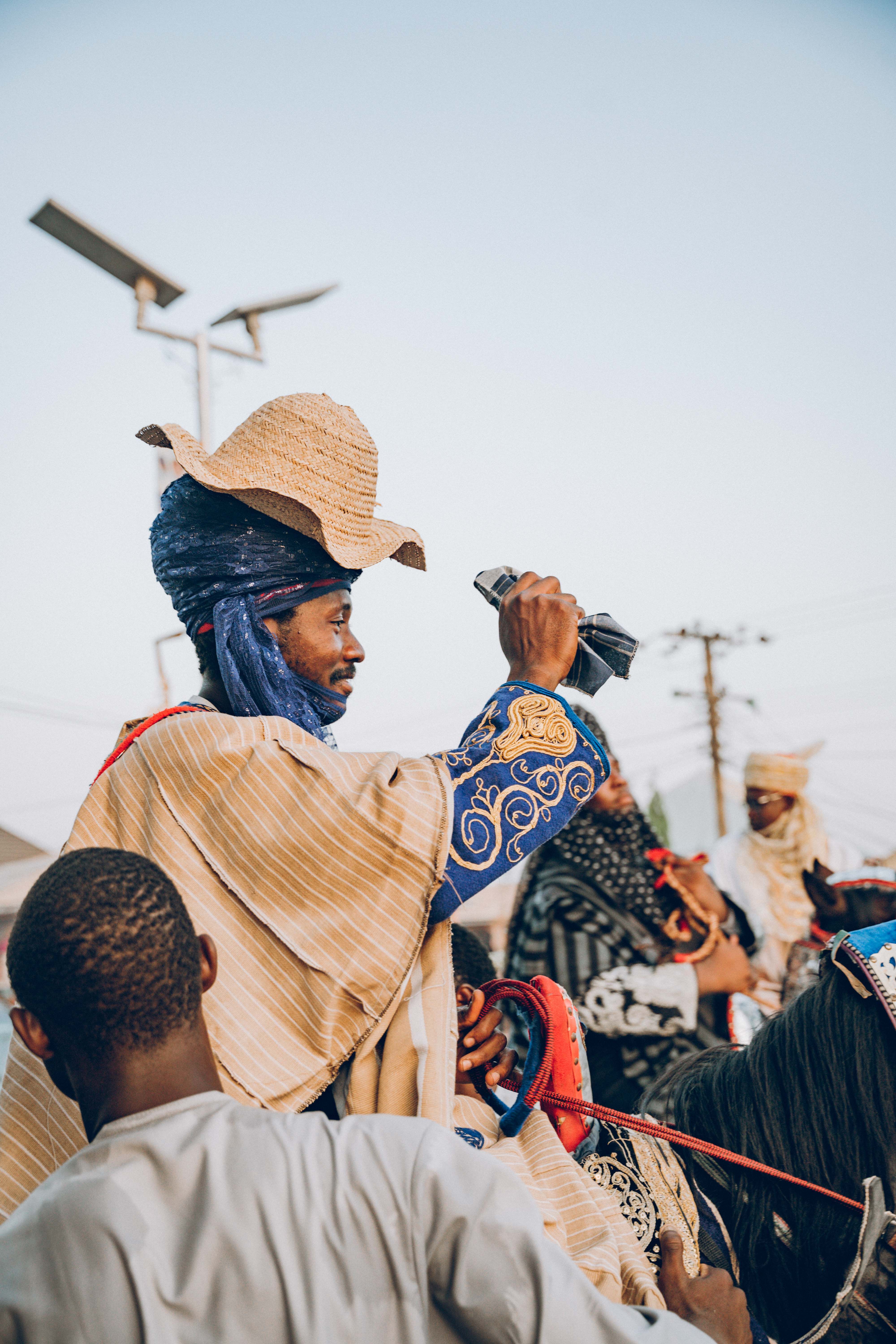 Cultural Festival with Traditional Attire and Horse Riding · Free Stock ...