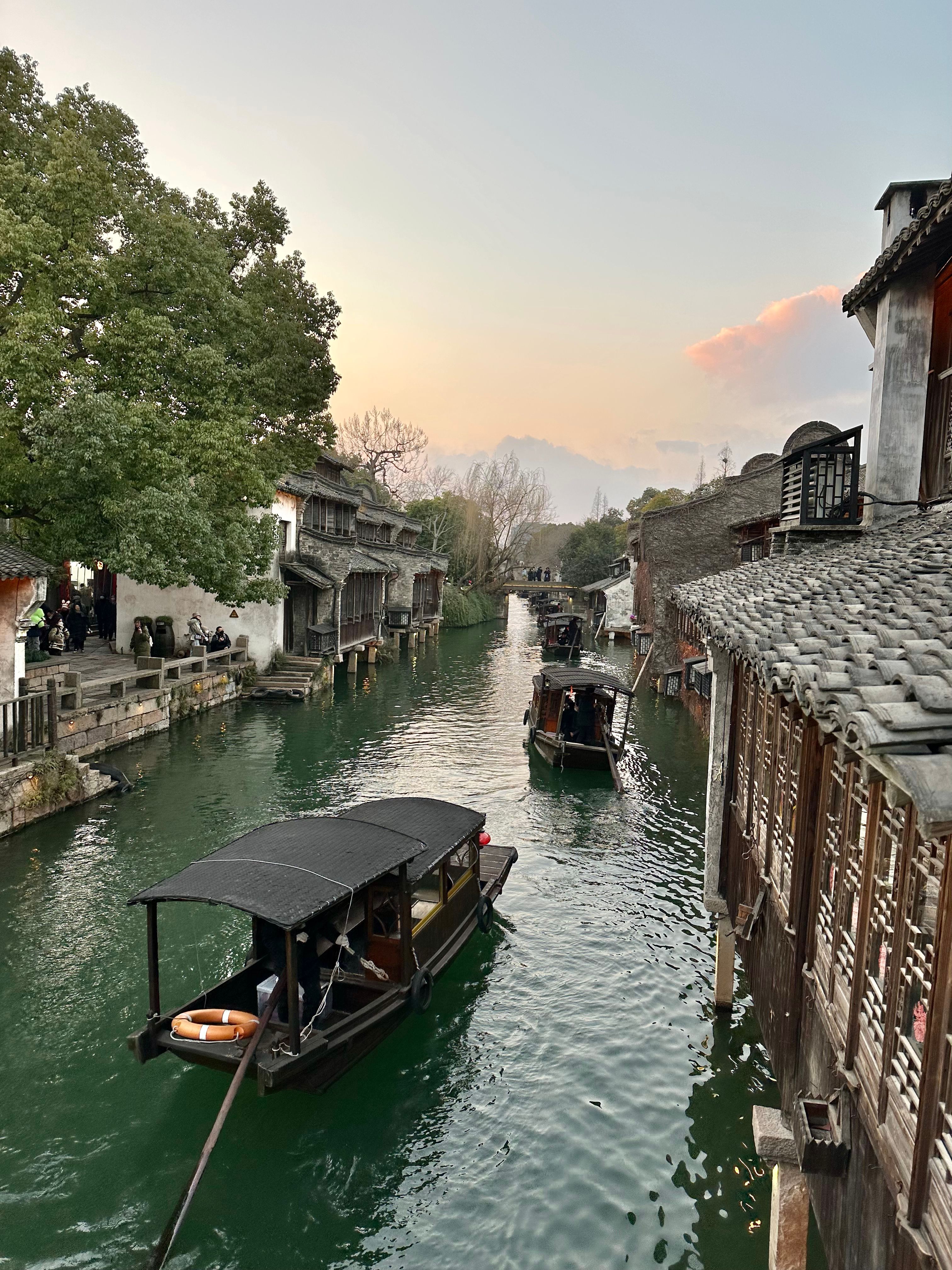 Scenic Waterway in Wuzhen Ancient Town · Free Stock Photo