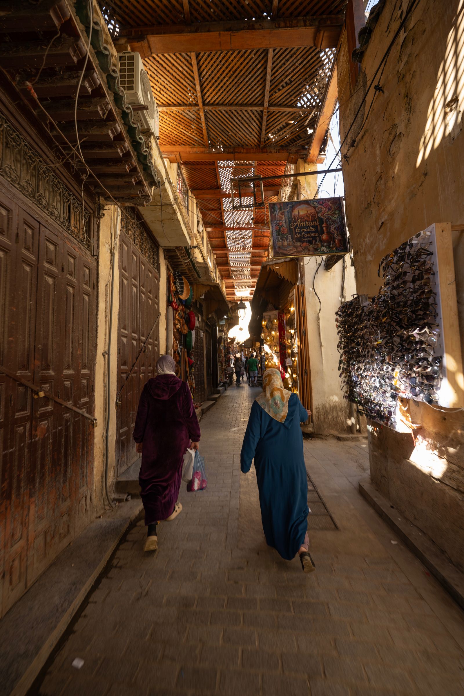 Street scene in the Medina of Fez