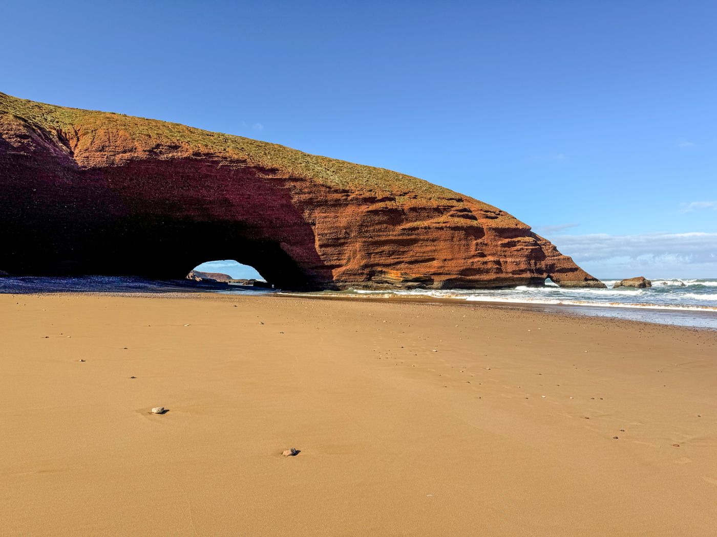 Legzira Beach & Red Cliffs Journey — real photograph of Atlantic, Morocco